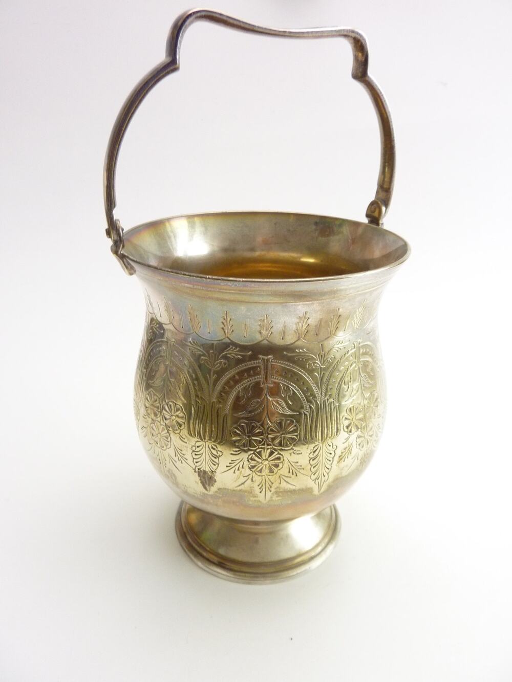 Vintage Eales 1779 Silver Plated Wine Cooler Ice Bucket Hand Chased Barware